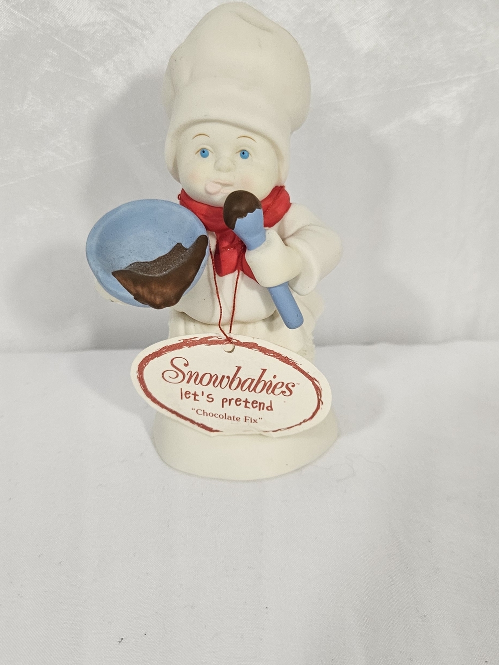 Department 56 Cream Figurine with Blue and Red Accents #271